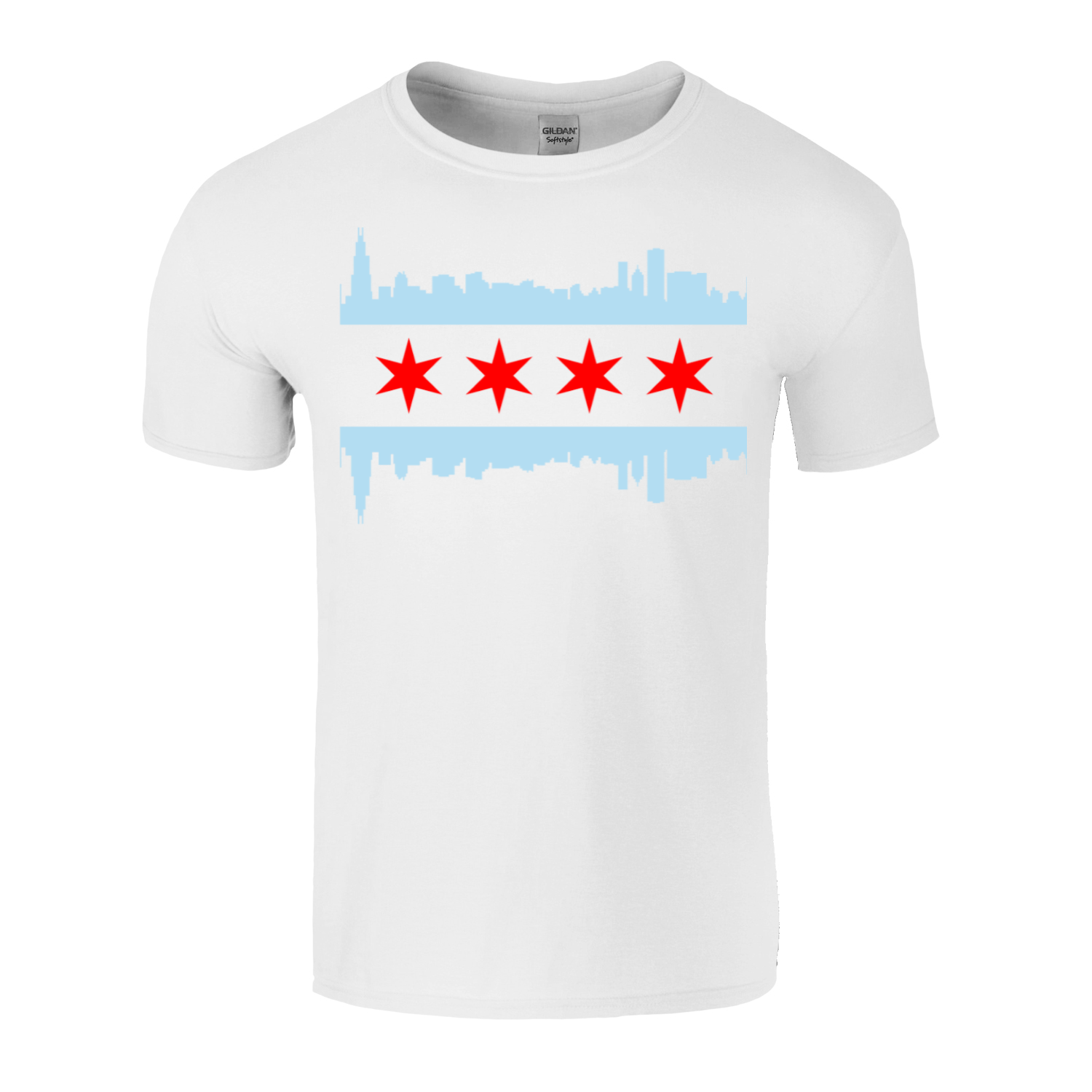 Chicago Flag Skyline T-Shirt