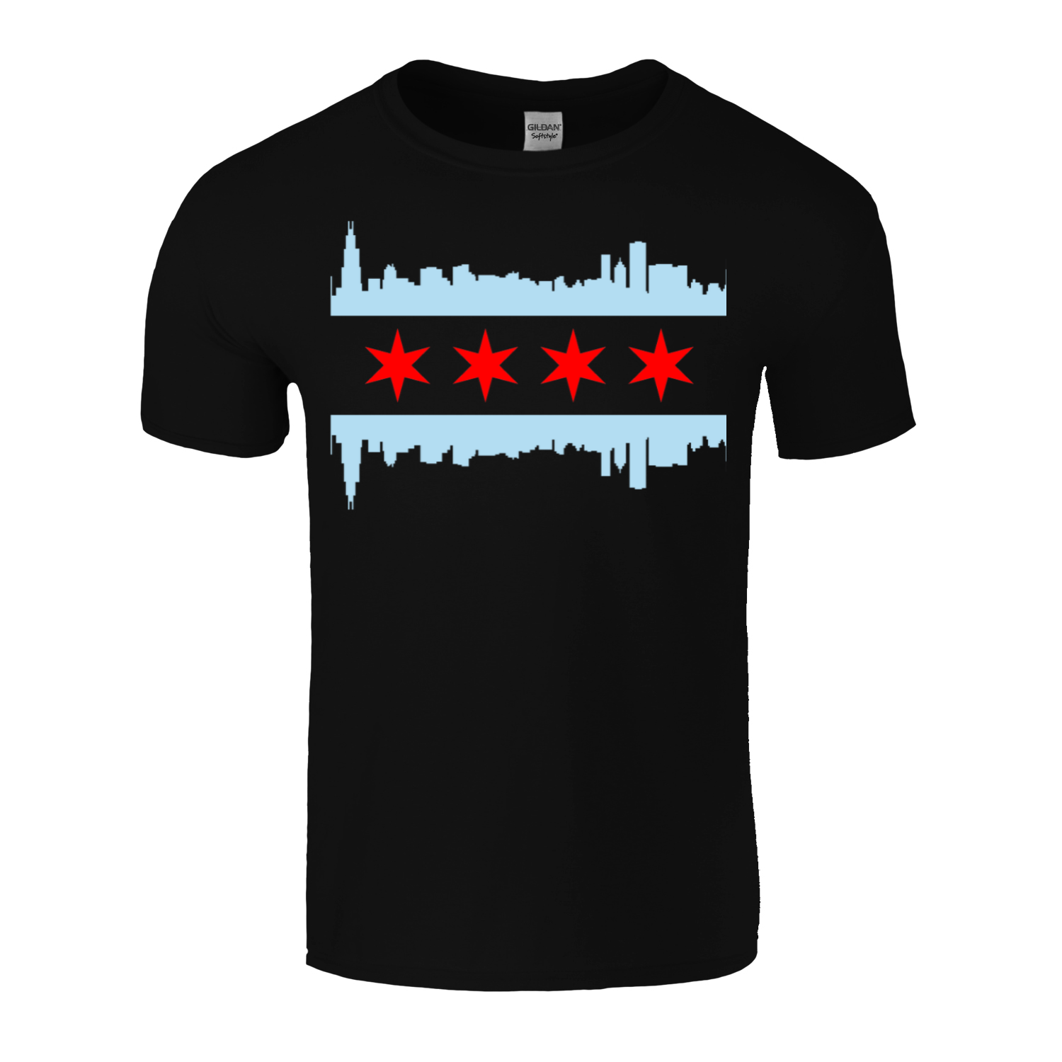 Chicago Flag Skyline T-Shirt