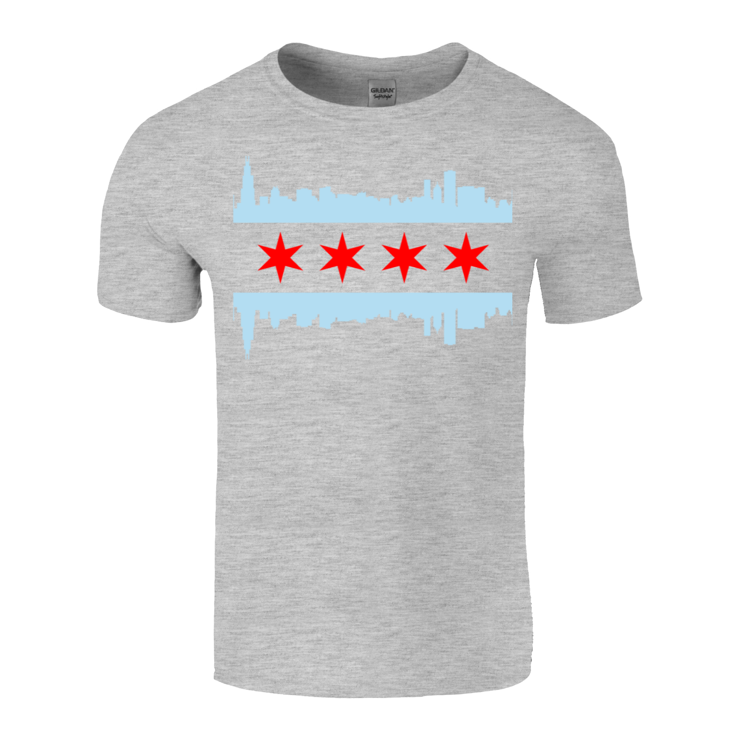 Chicago Flag Skyline T-Shirt