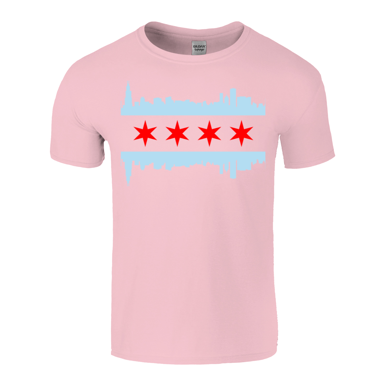 Chicago Flag Skyline T-Shirt