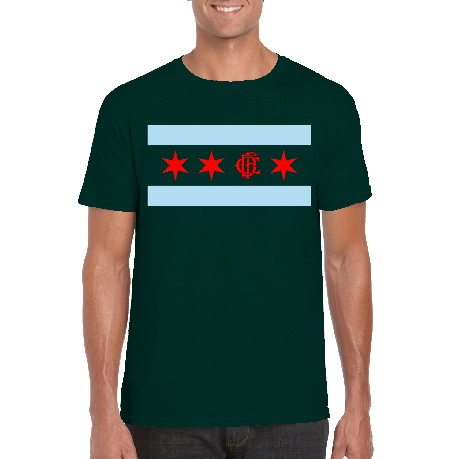 Chicago Flag FD/EMT T-Shirt