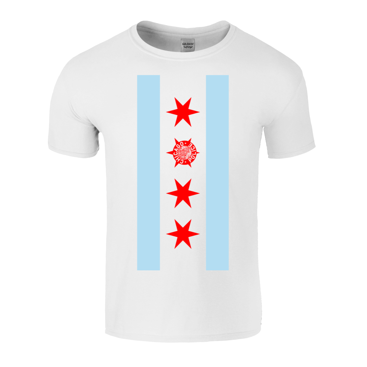 Chicago PD Vertical Flag T-Shirt