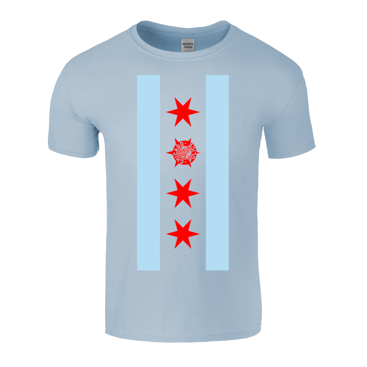 Chicago PD Vertical Flag T-Shirt