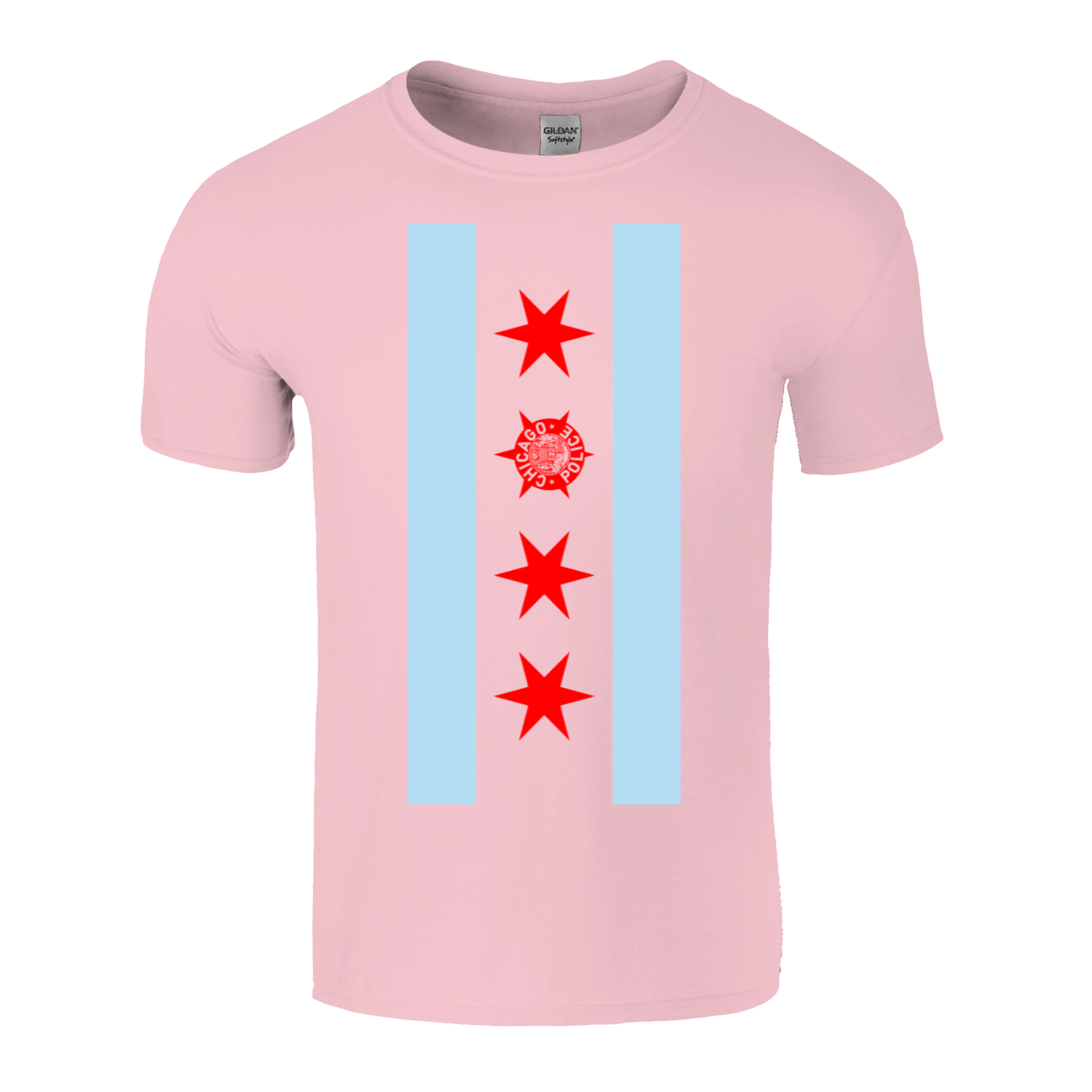 Chicago PD Vertical Flag T-Shirt