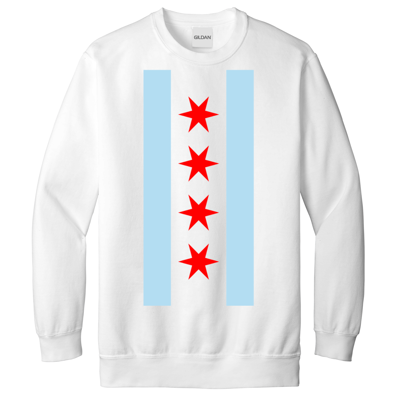 Chicago Vertical Flag Sweatshirt