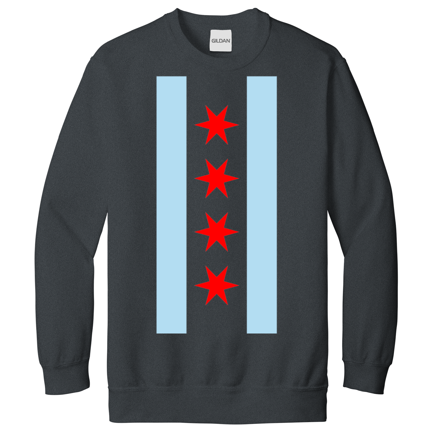 Chicago Vertical Flag Sweatshirt