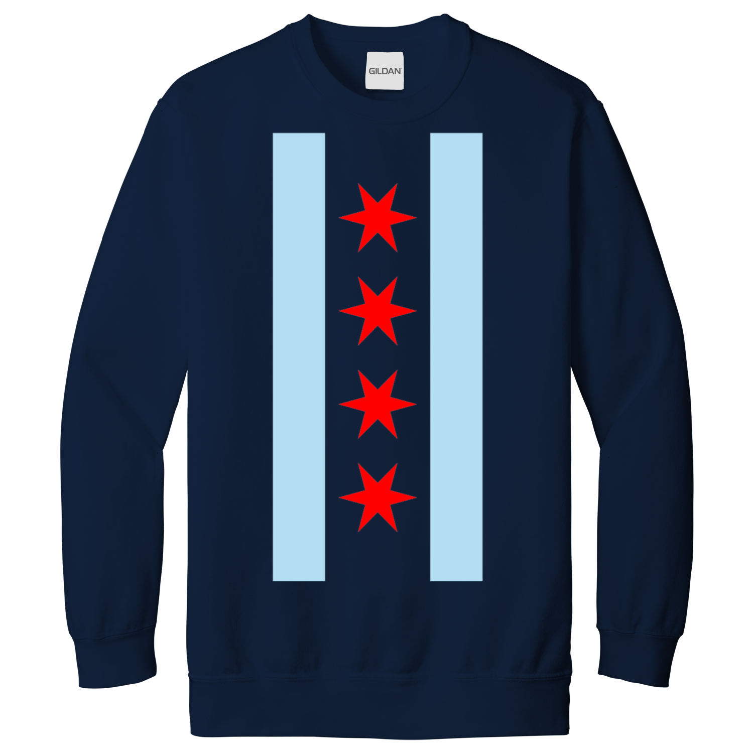 Chicago Vertical Flag Sweatshirt