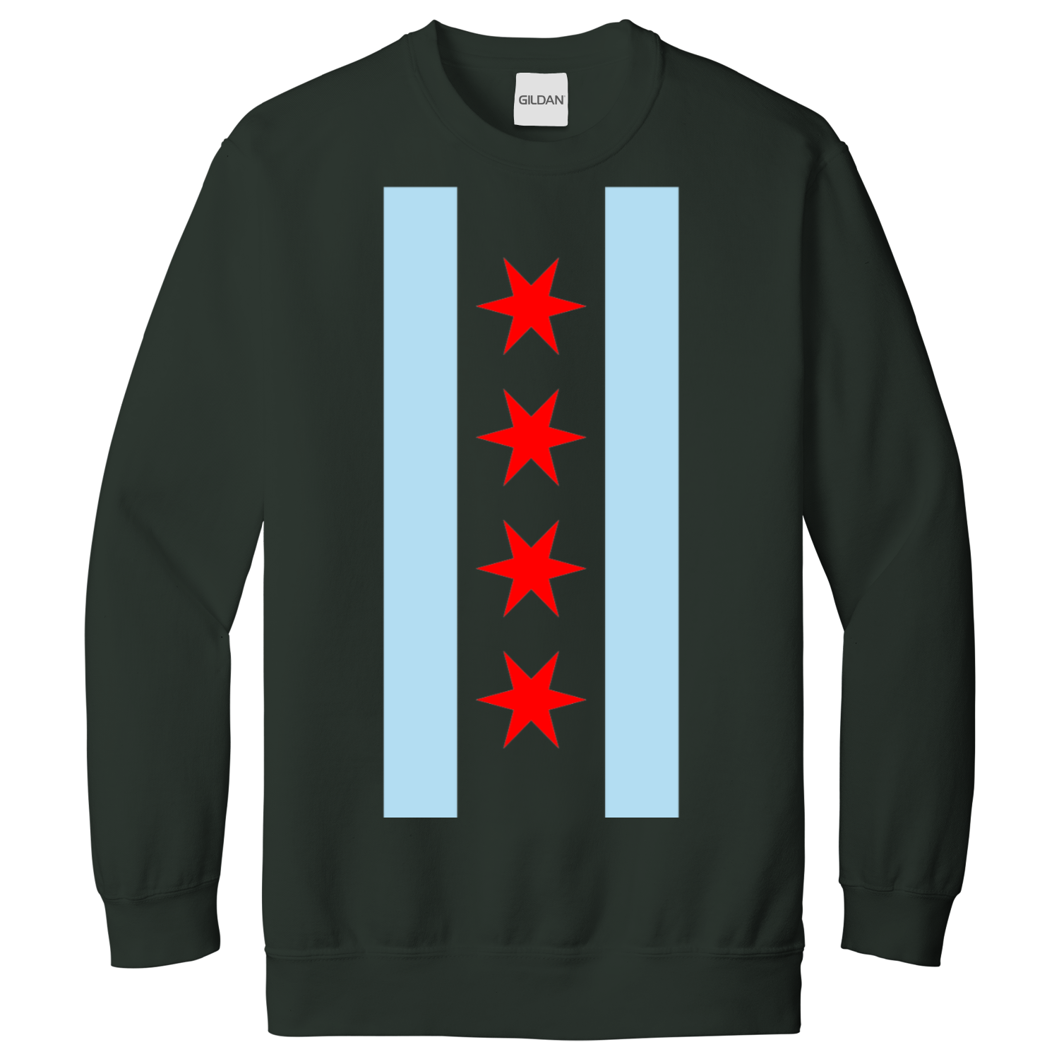 Chicago Vertical Flag Sweatshirt