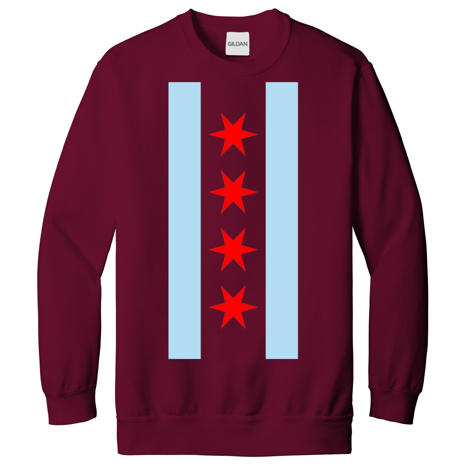 Chicago Vertical Flag Sweatshirt