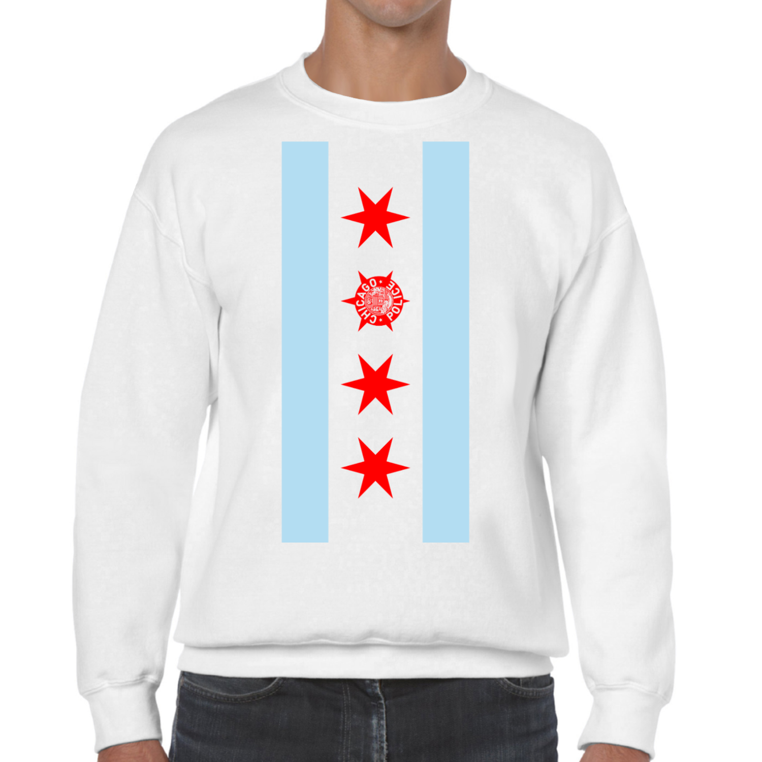 Chicago PD Vertical Flag Sweatshirt
