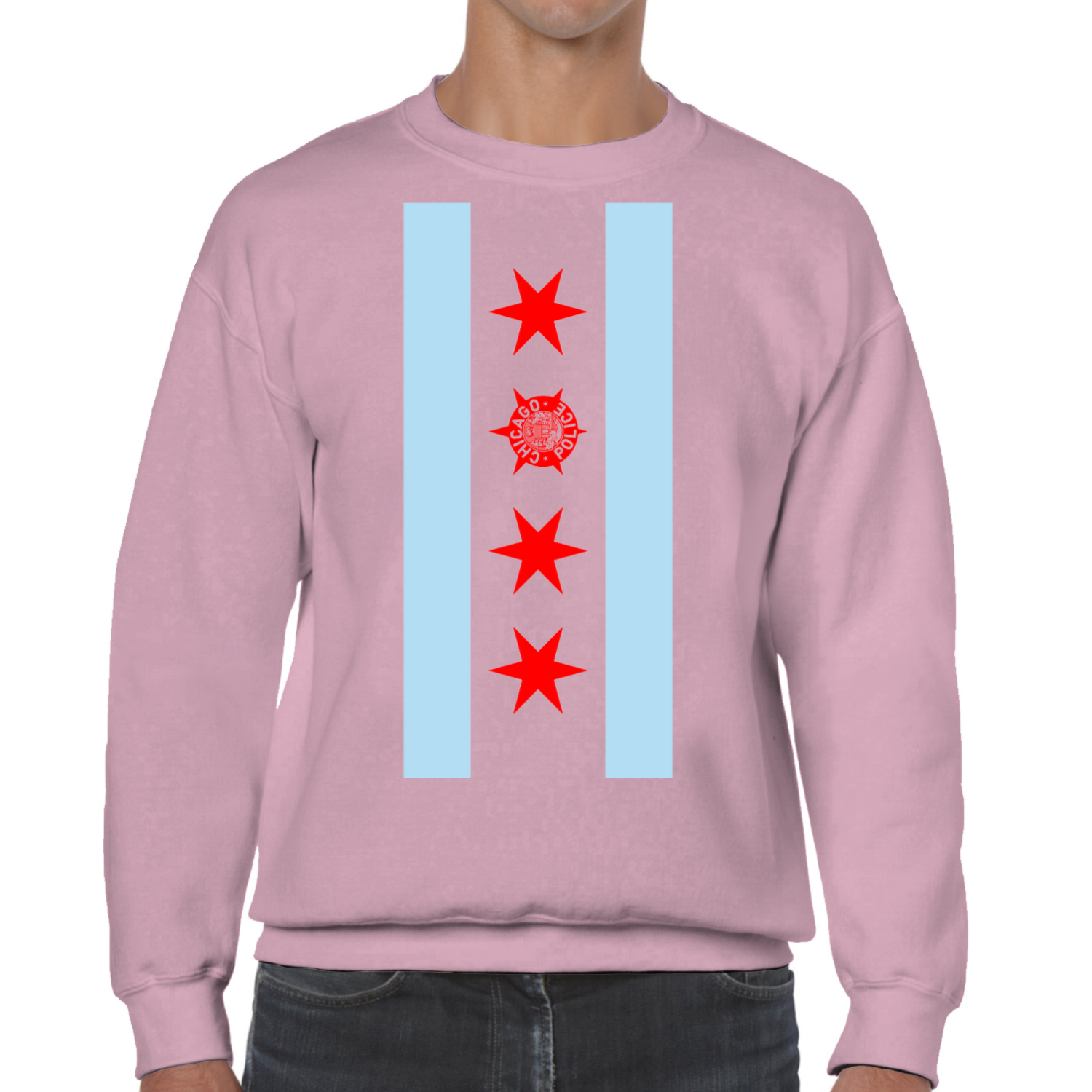 Chicago PD Vertical Flag Sweatshirt