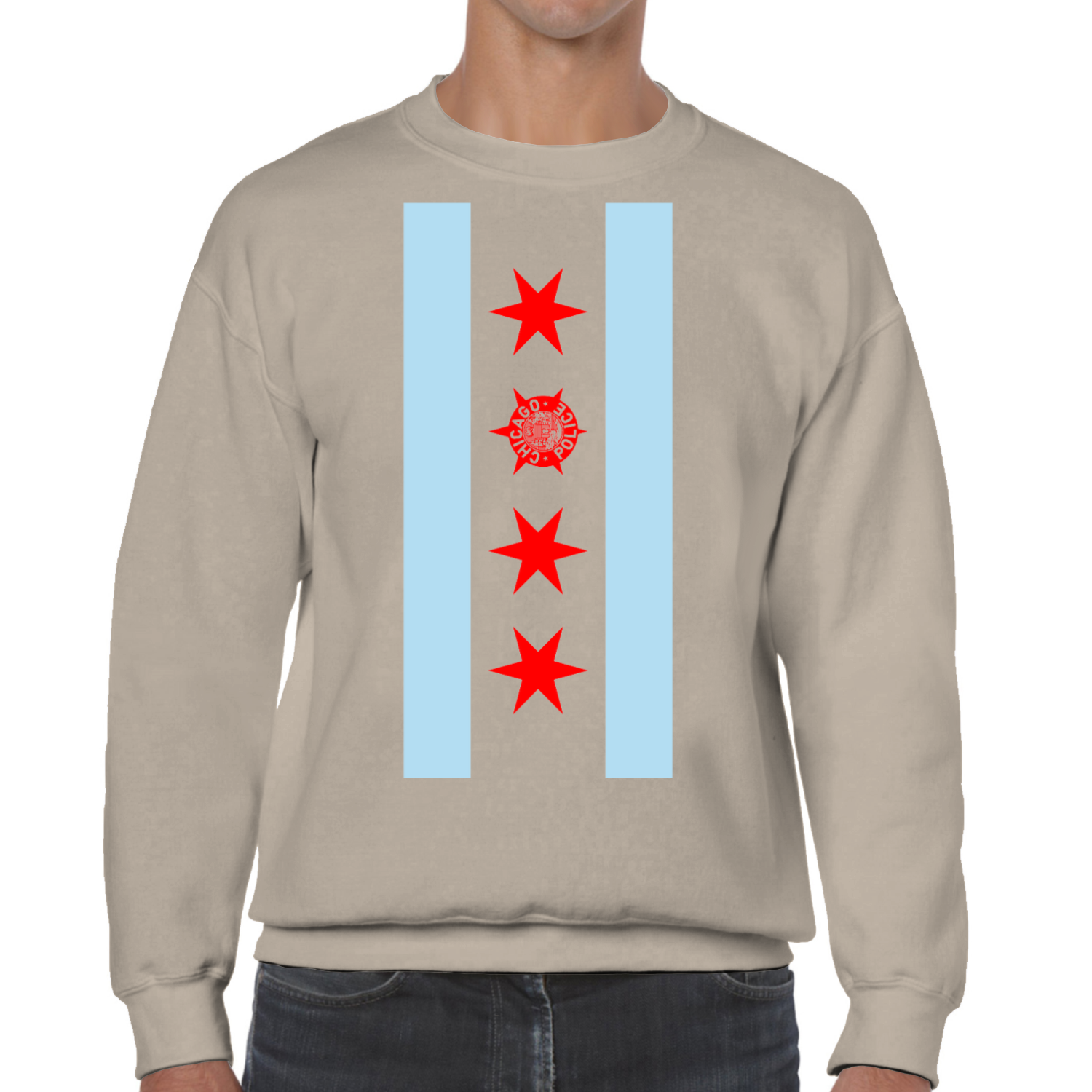 Chicago PD Vertical Flag Sweatshirt