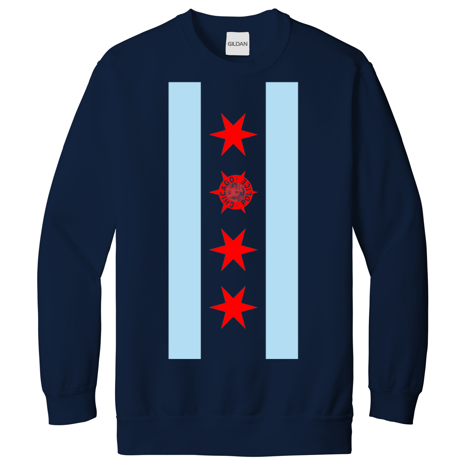Chicago PD Vertical Flag Sweatshirt