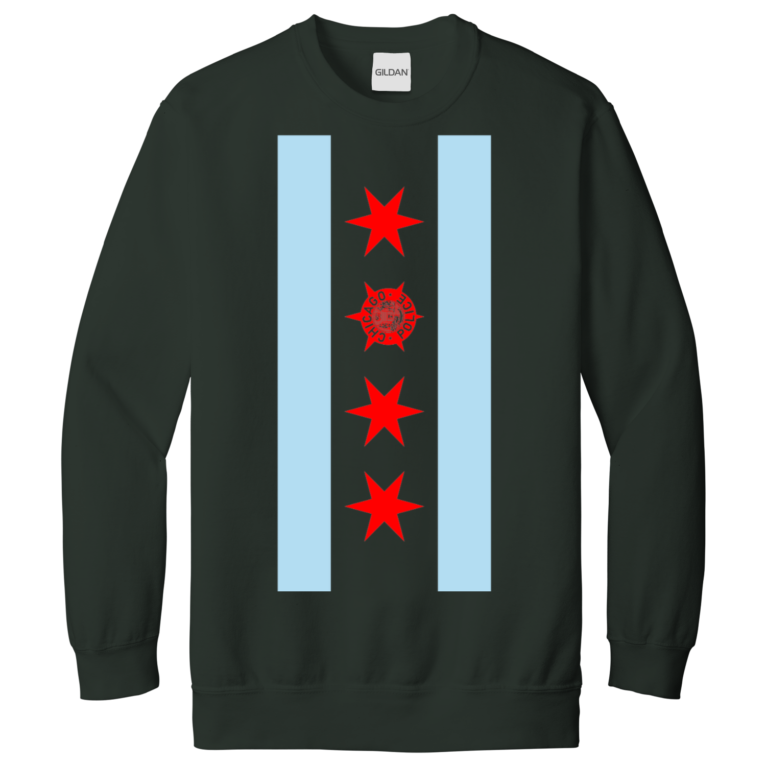 Chicago PD Vertical Flag Sweatshirt