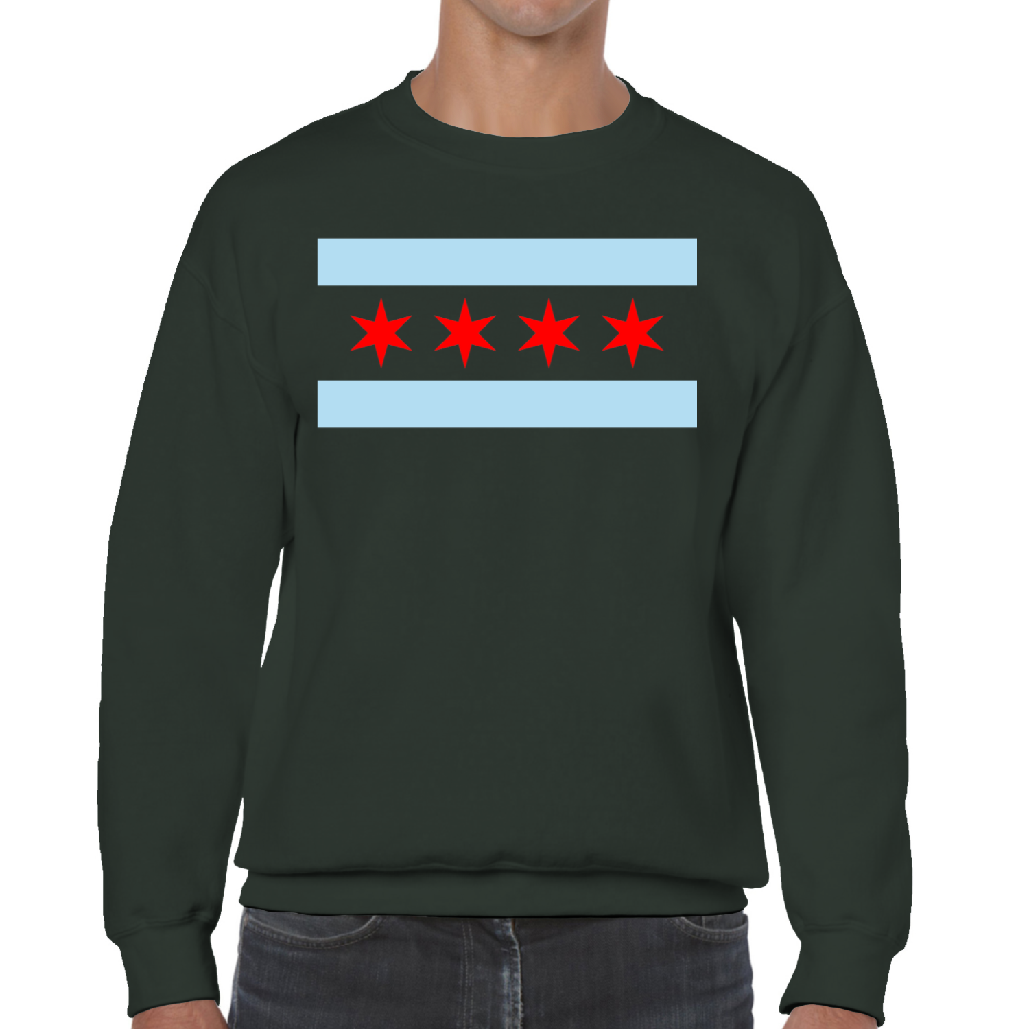 Chicago Flag Sweatshirt