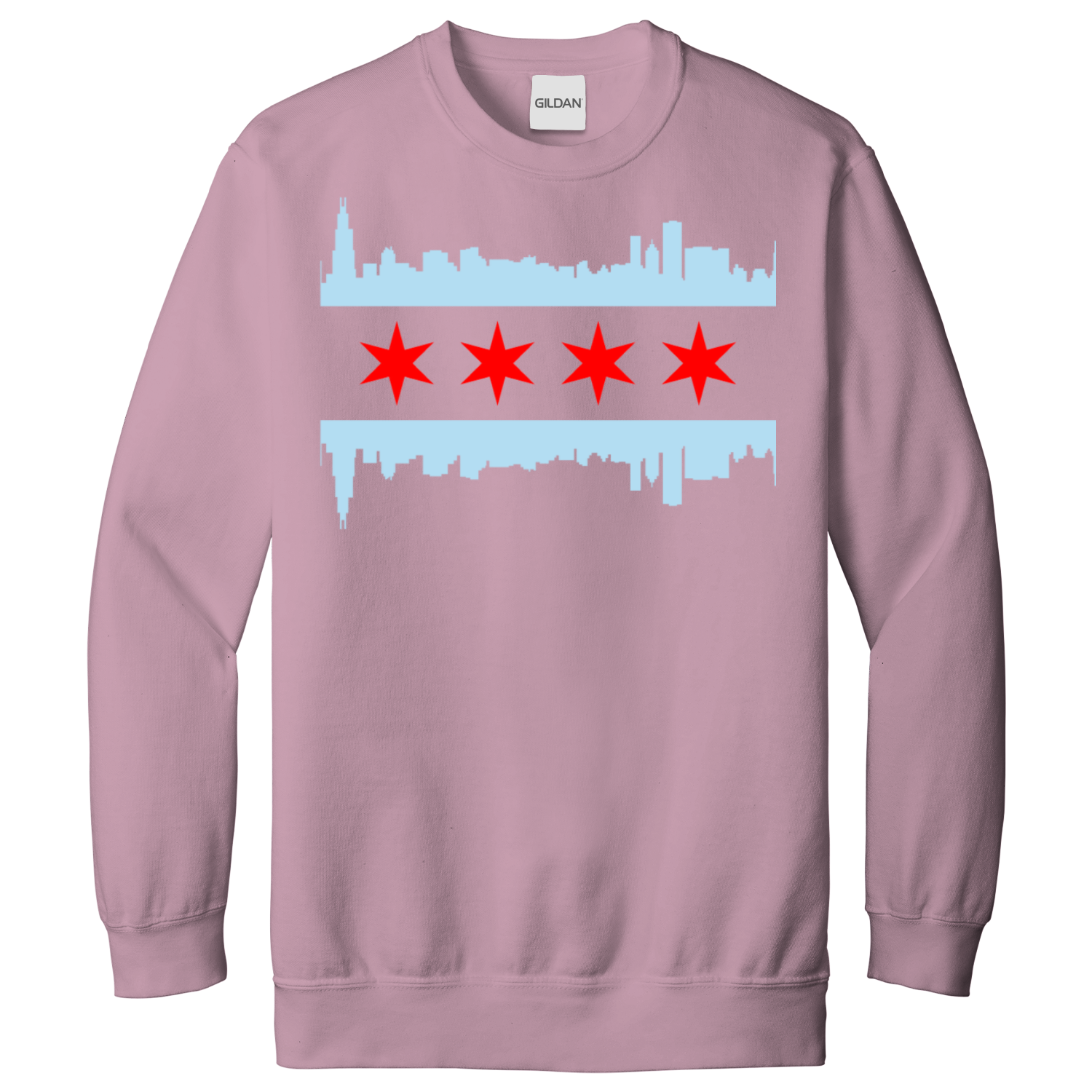 Chicago Skyline Flag Sweatshirt