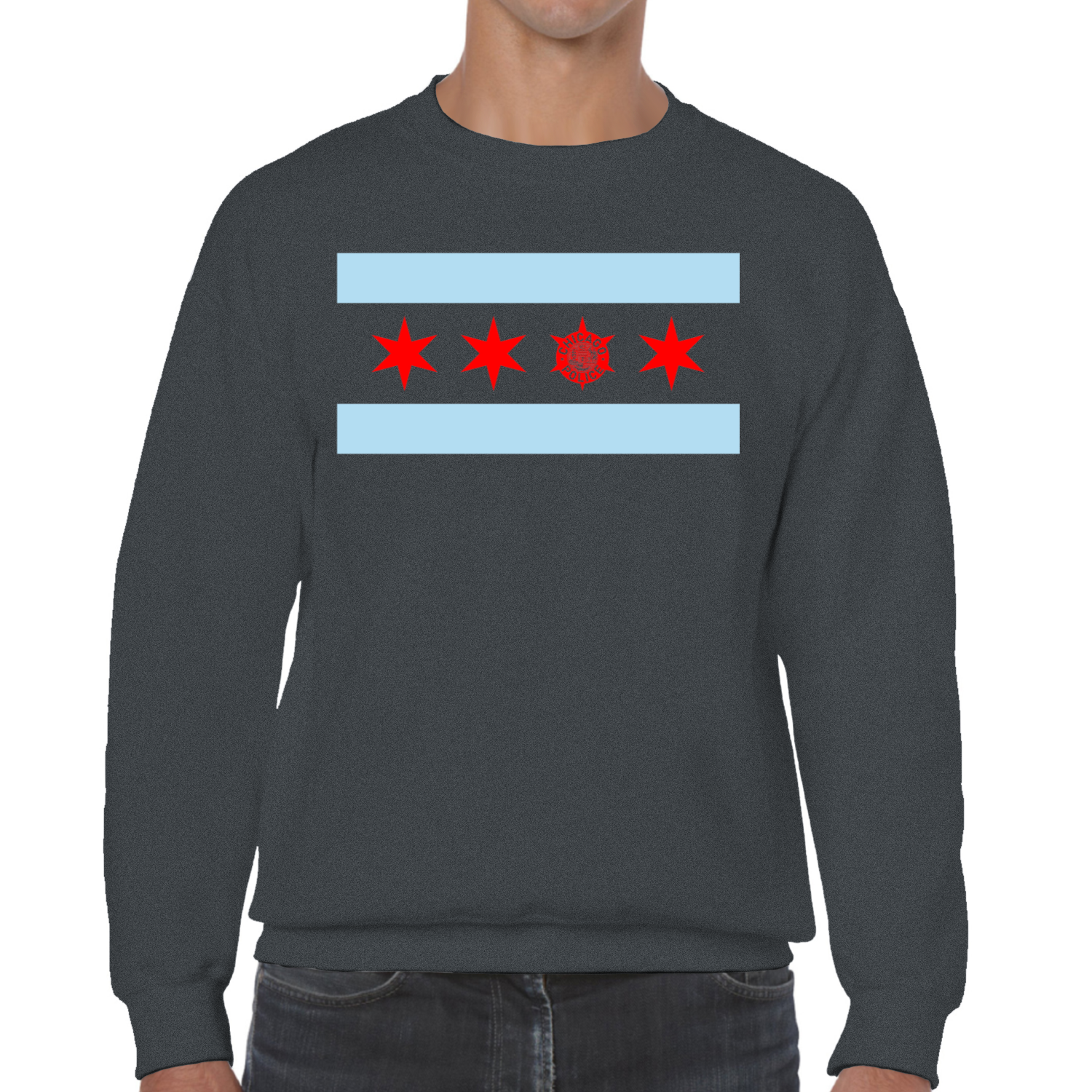 Chicago PD Flag Sweatshirt