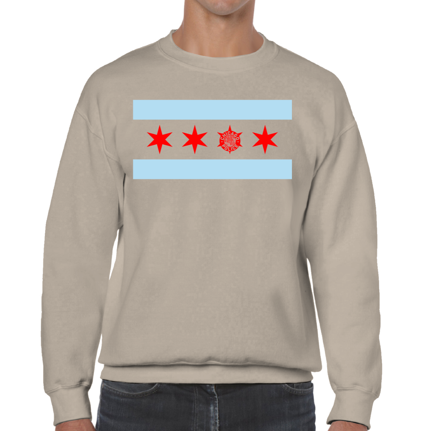 Chicago PD Flag Sweatshirt