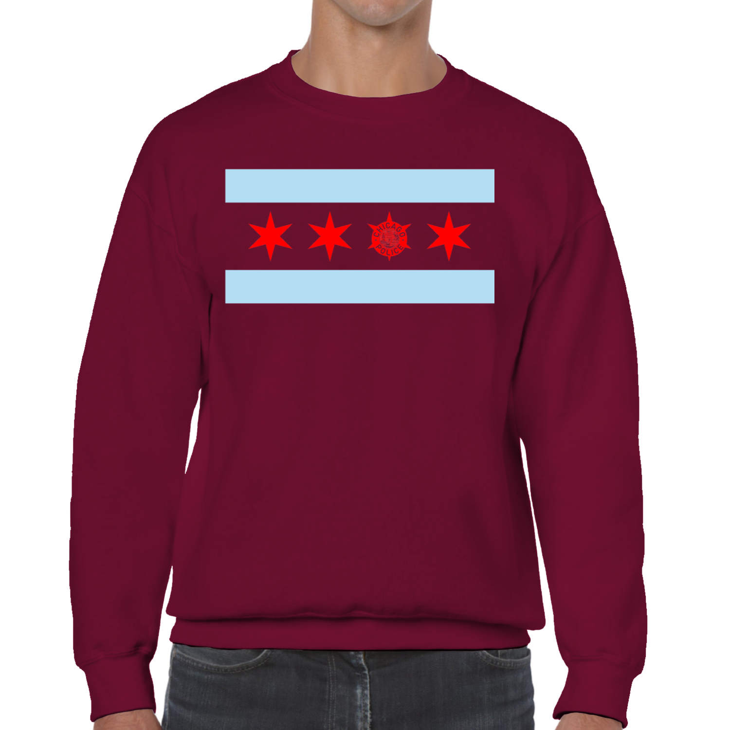 Chicago PD Flag Sweatshirt