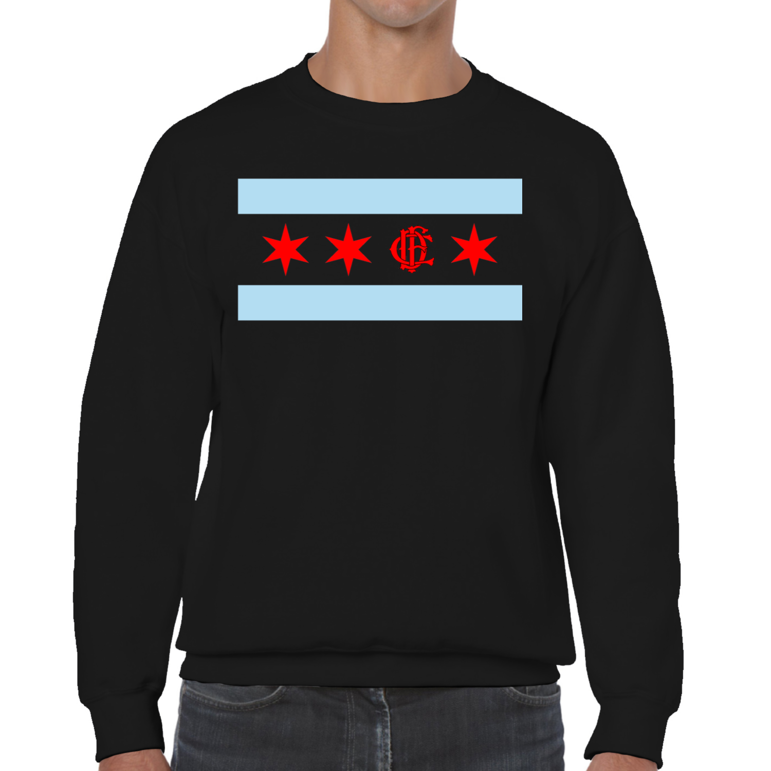 Chicago FD/EMT Flag Sweatshirt