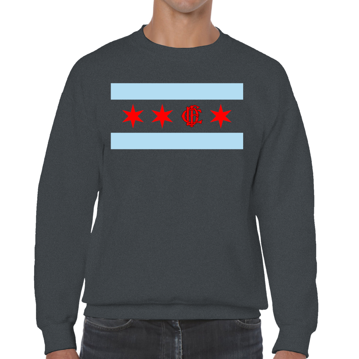 Chicago FD/EMT Flag Sweatshirt