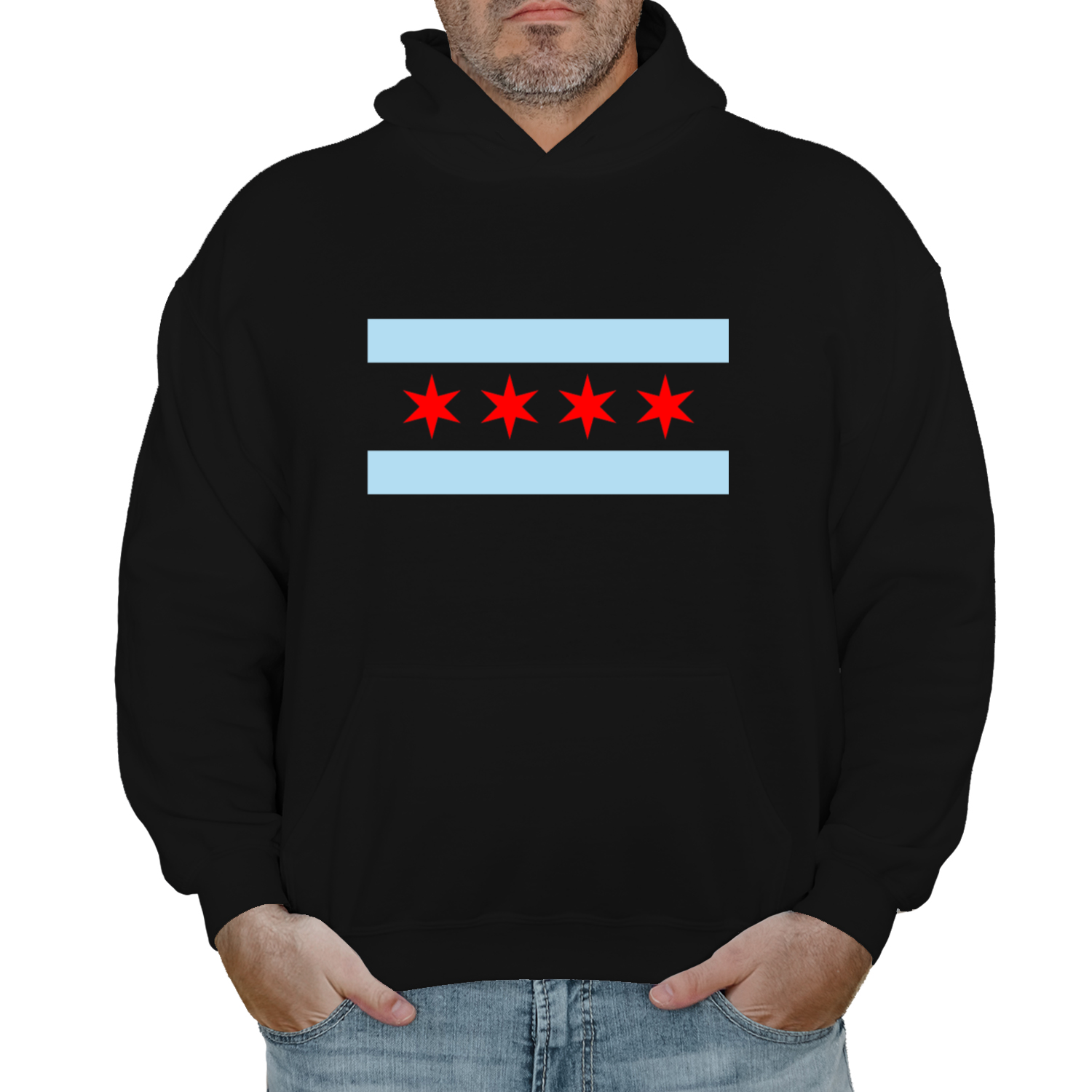Chicago Flag Hoodie