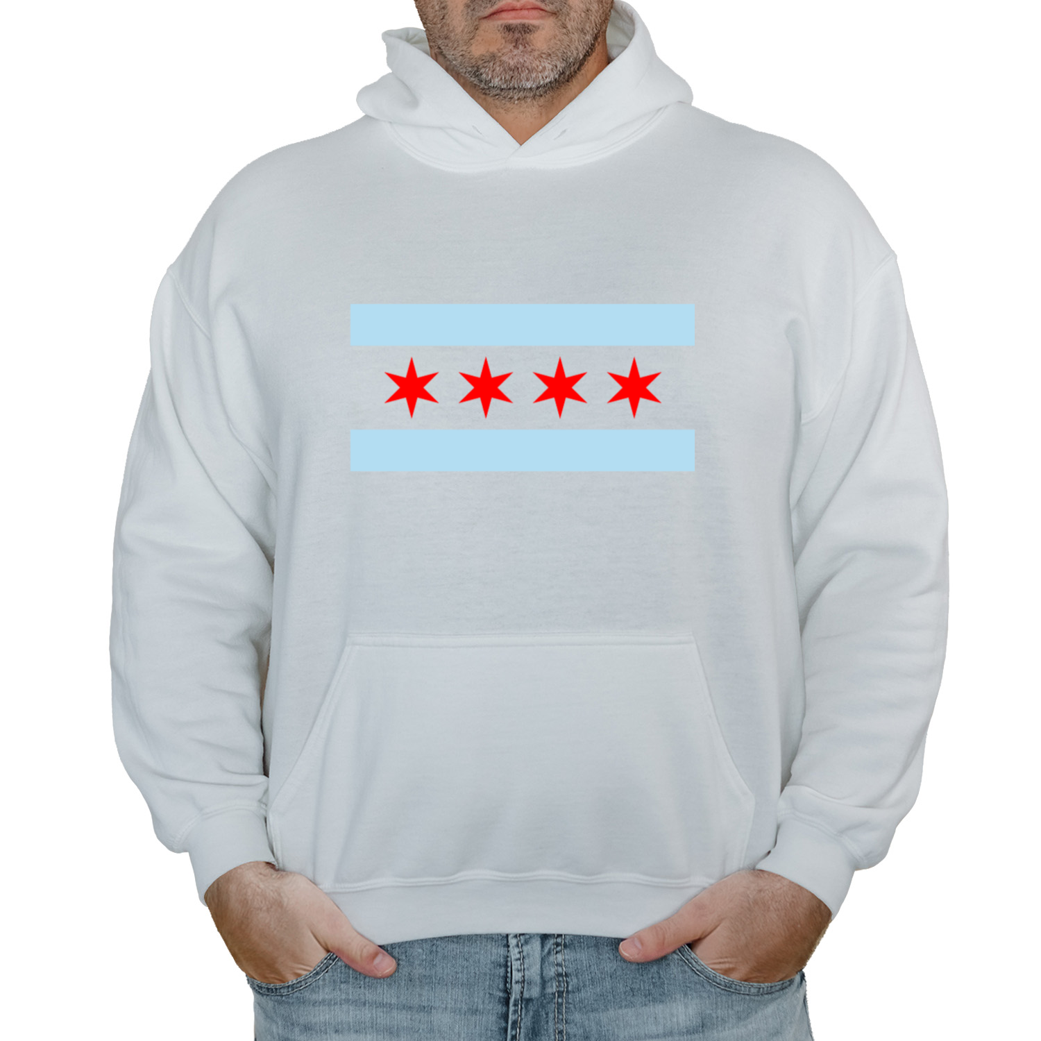 Chicago Flag Hoodie