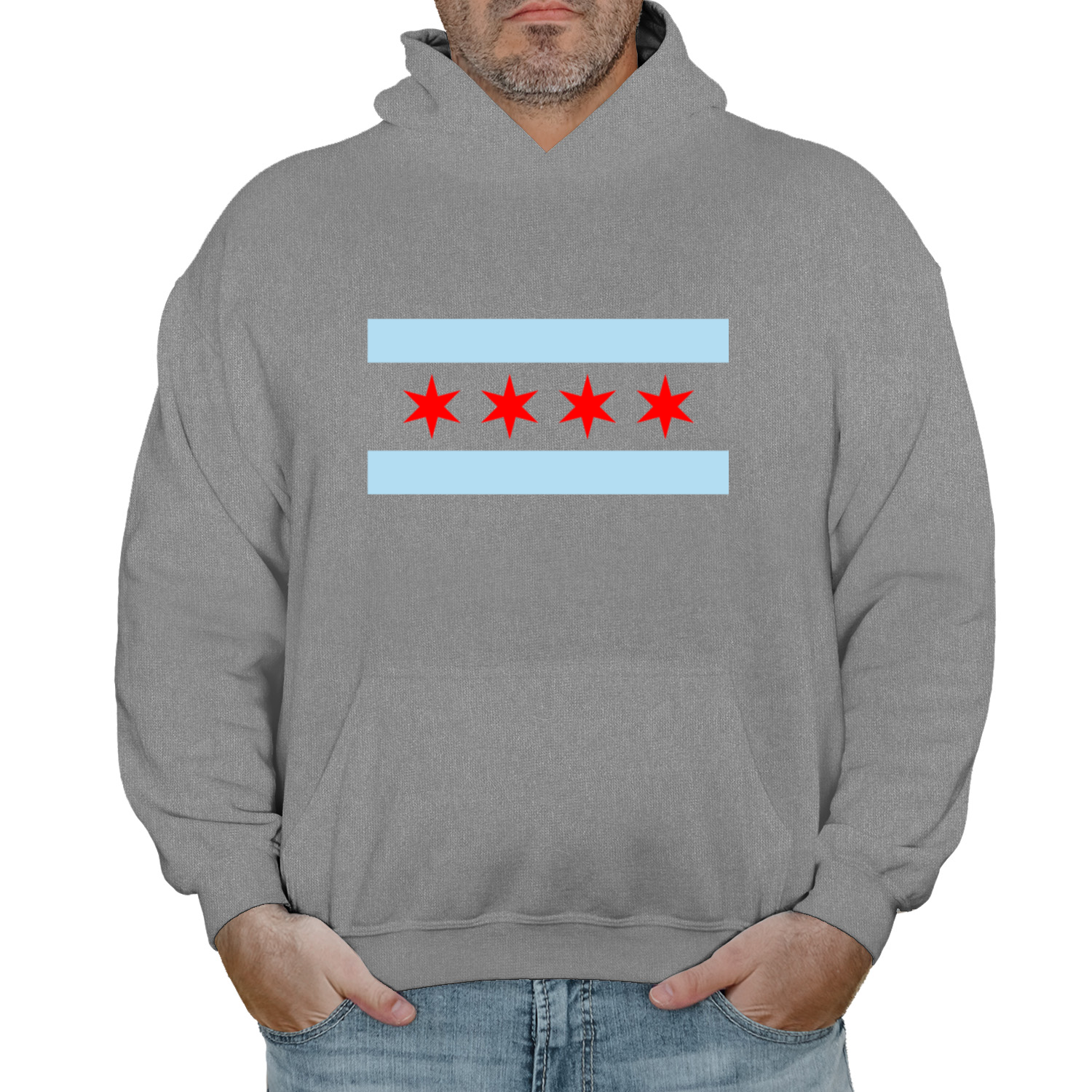 Chicago Flag Hoodie