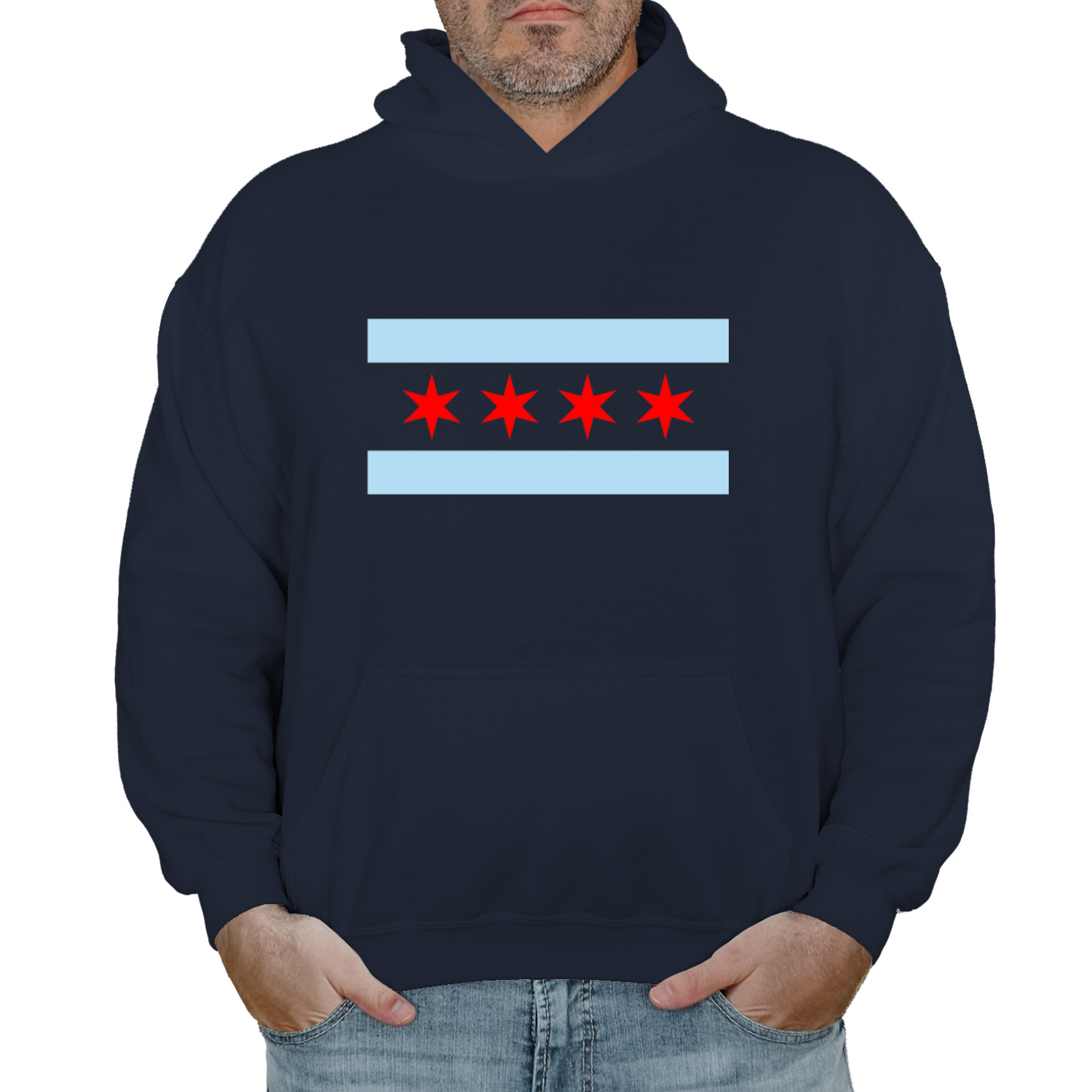 Chicago Flag Hoodie