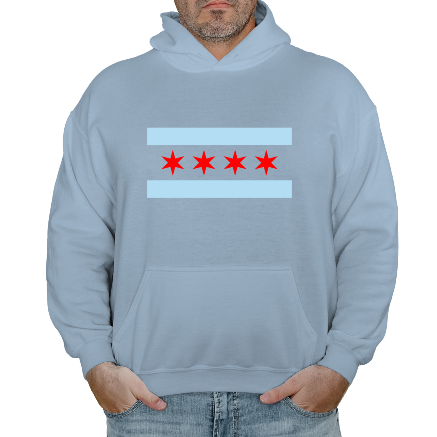 Chicago Flag Hoodie