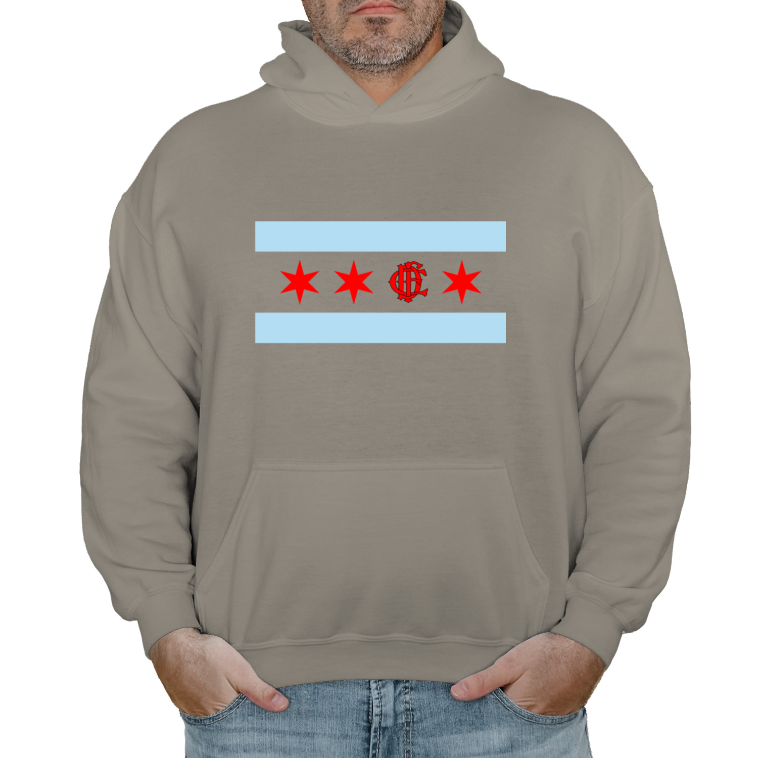 Chicago FD/EMT Flag Hoodie