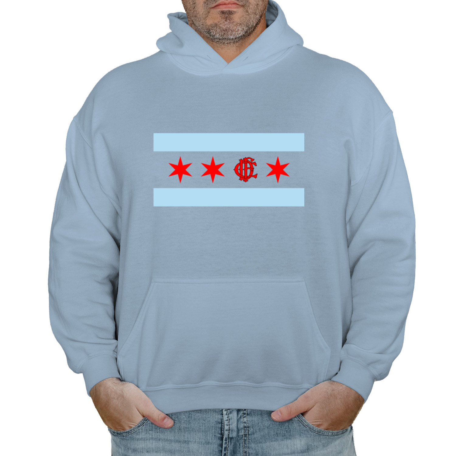 Chicago FD/EMT Flag Hoodie