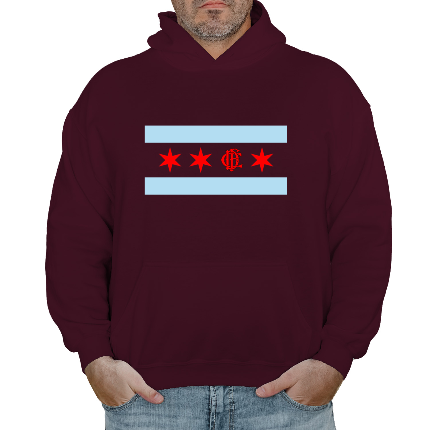 Chicago FD/EMT Flag Hoodie