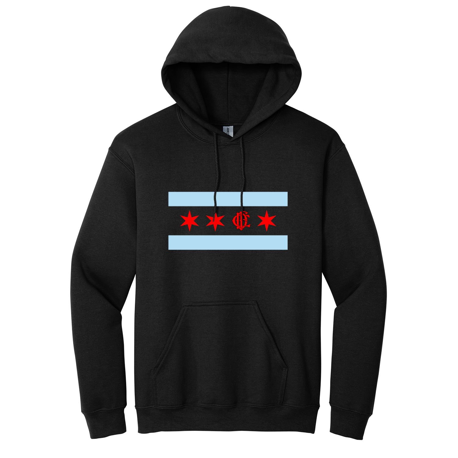 Chicago FD/EMT Flag Hoodie