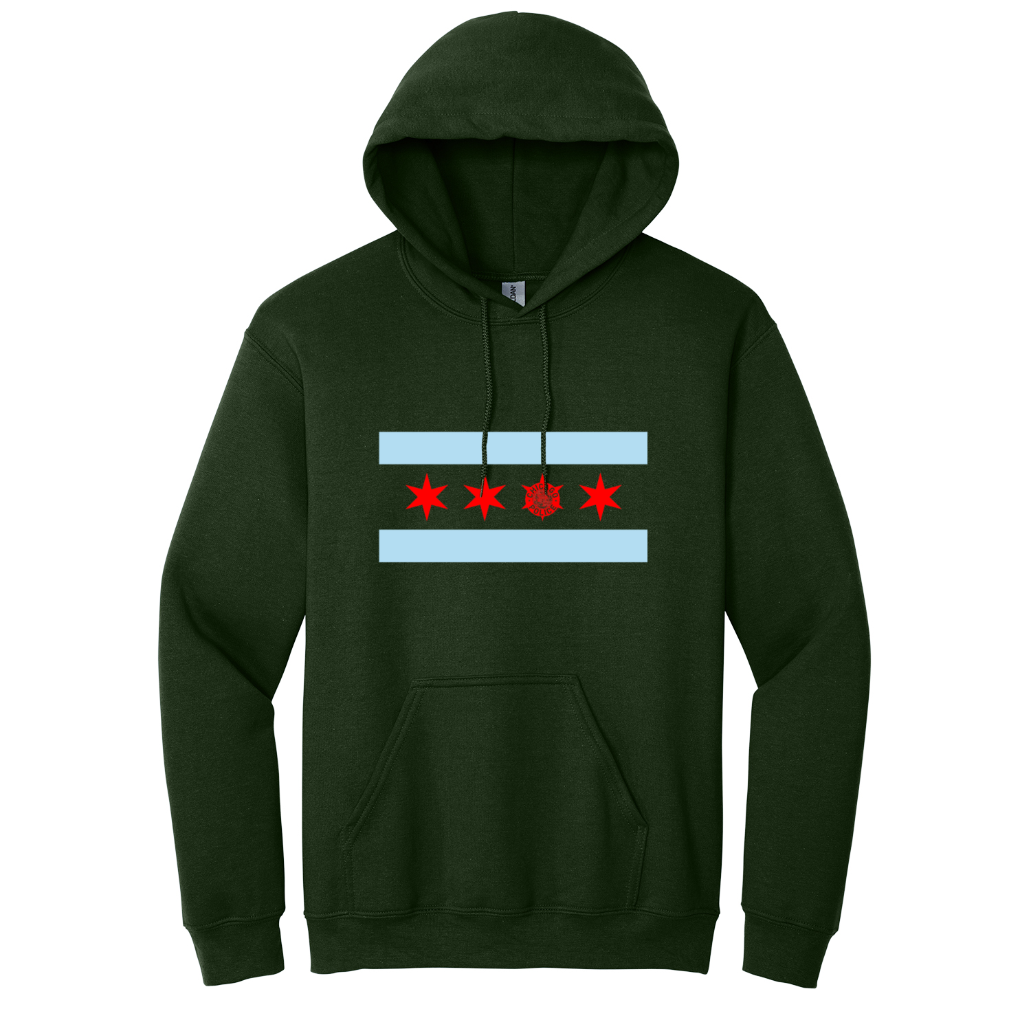 Chicago PD Flag Hoodie