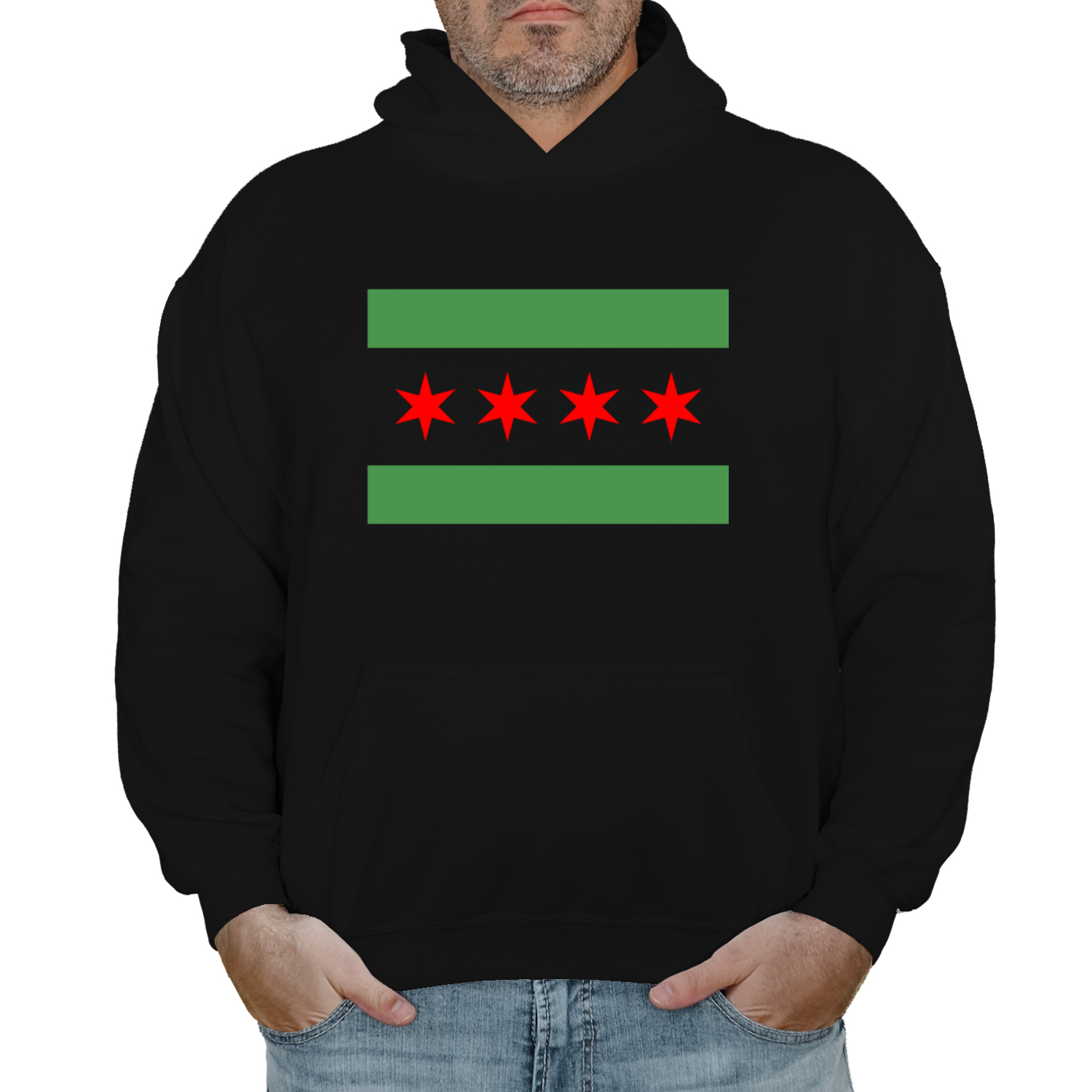 Chicago Flag Green River Hoodie