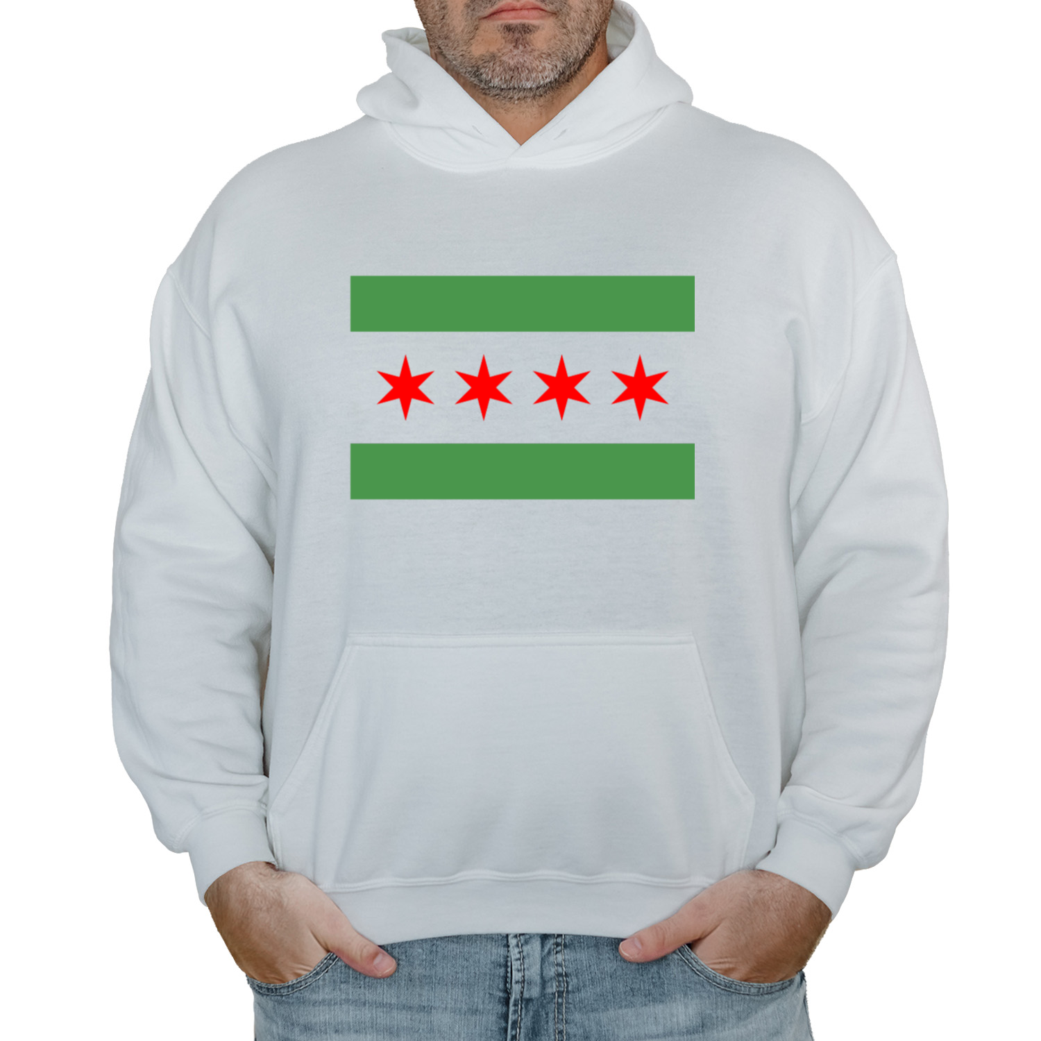 Chicago Flag Green River Hoodie