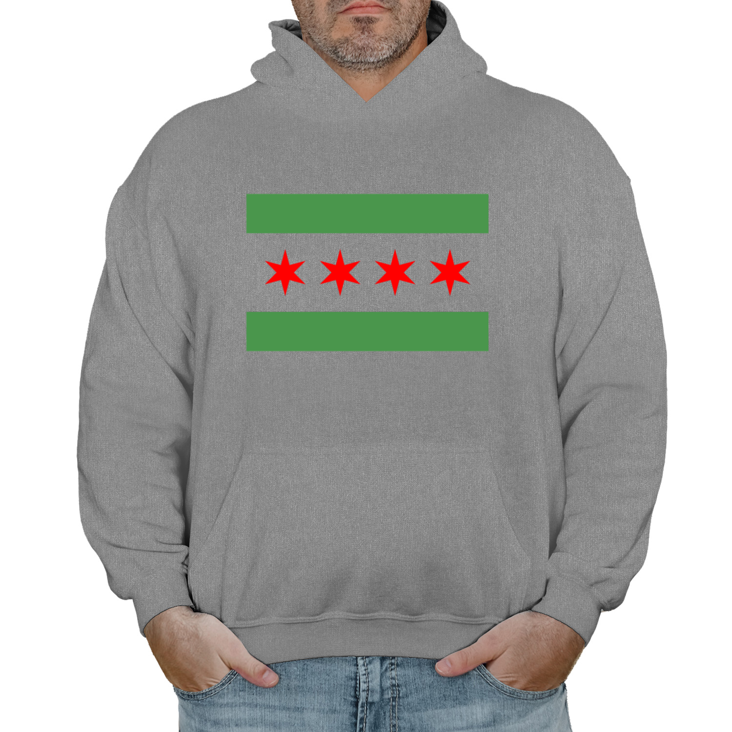 Chicago Flag Green River Hoodie