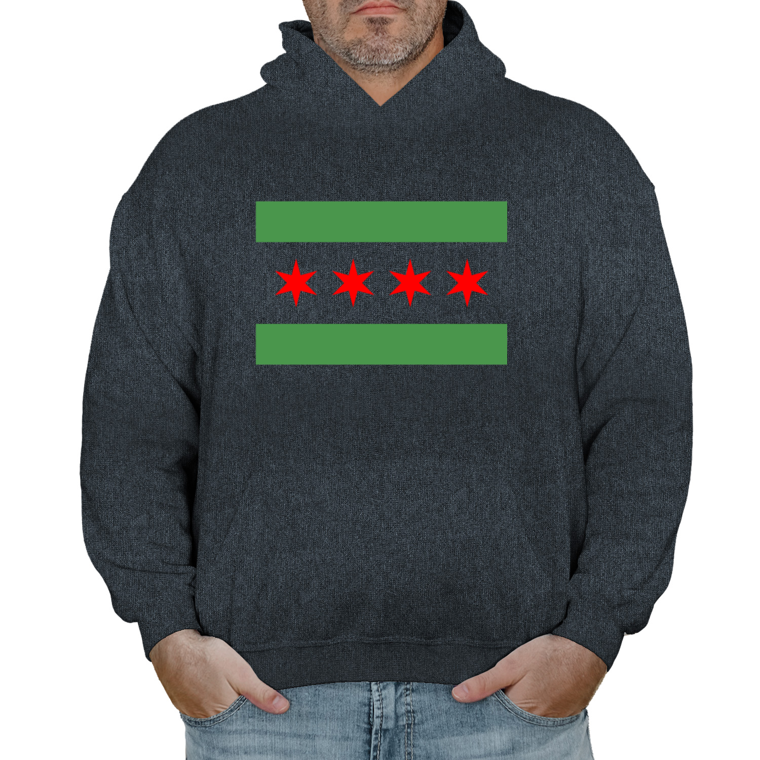 Chicago Flag Green River Hoodie