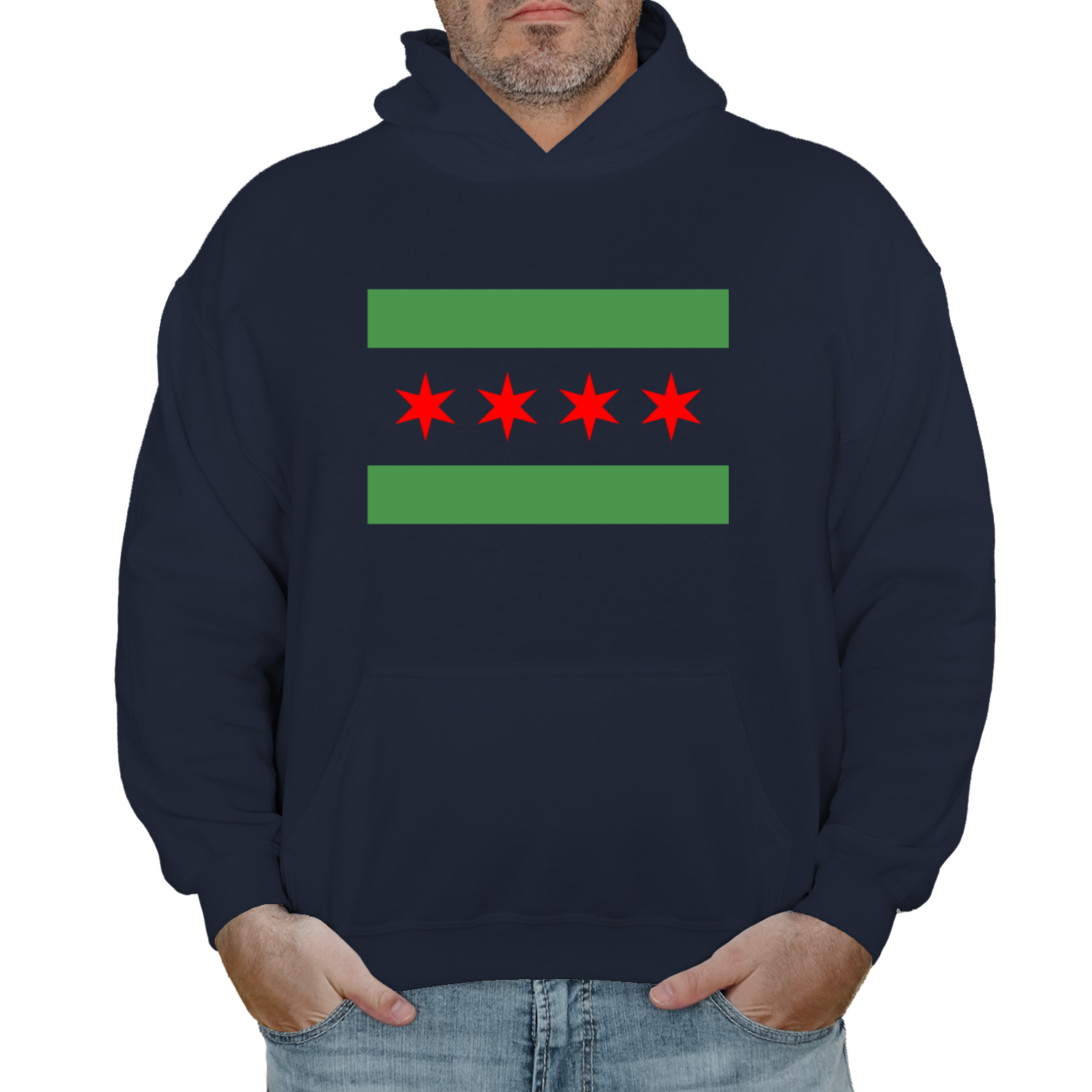 Chicago Flag Green River Hoodie