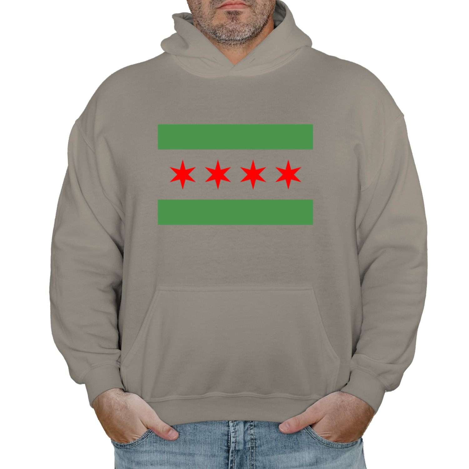 Chicago Flag Green River Hoodie
