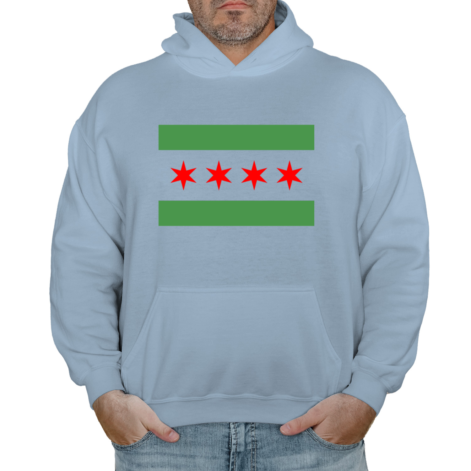 Chicago Flag Green River Hoodie