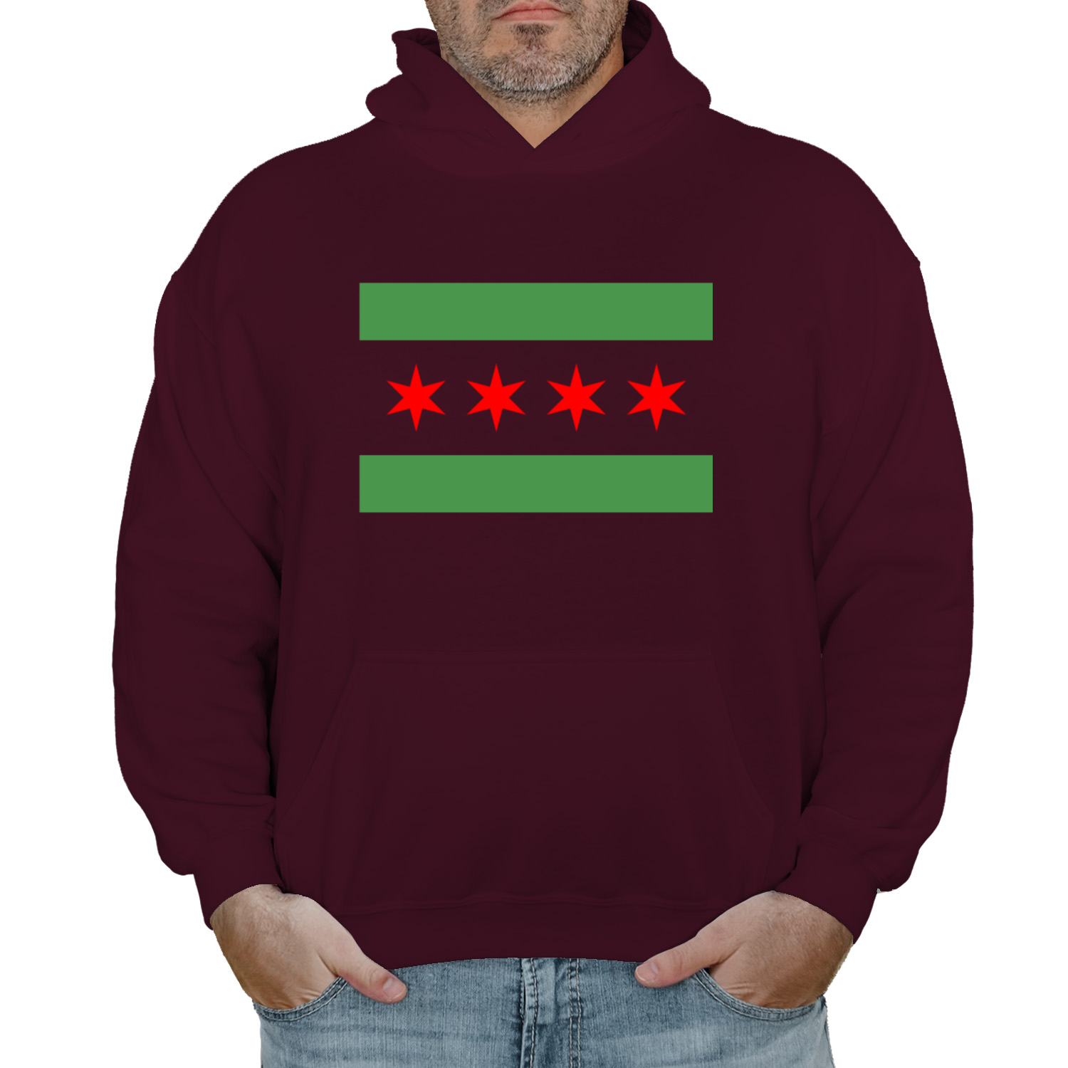 Chicago Flag Green River Hoodie
