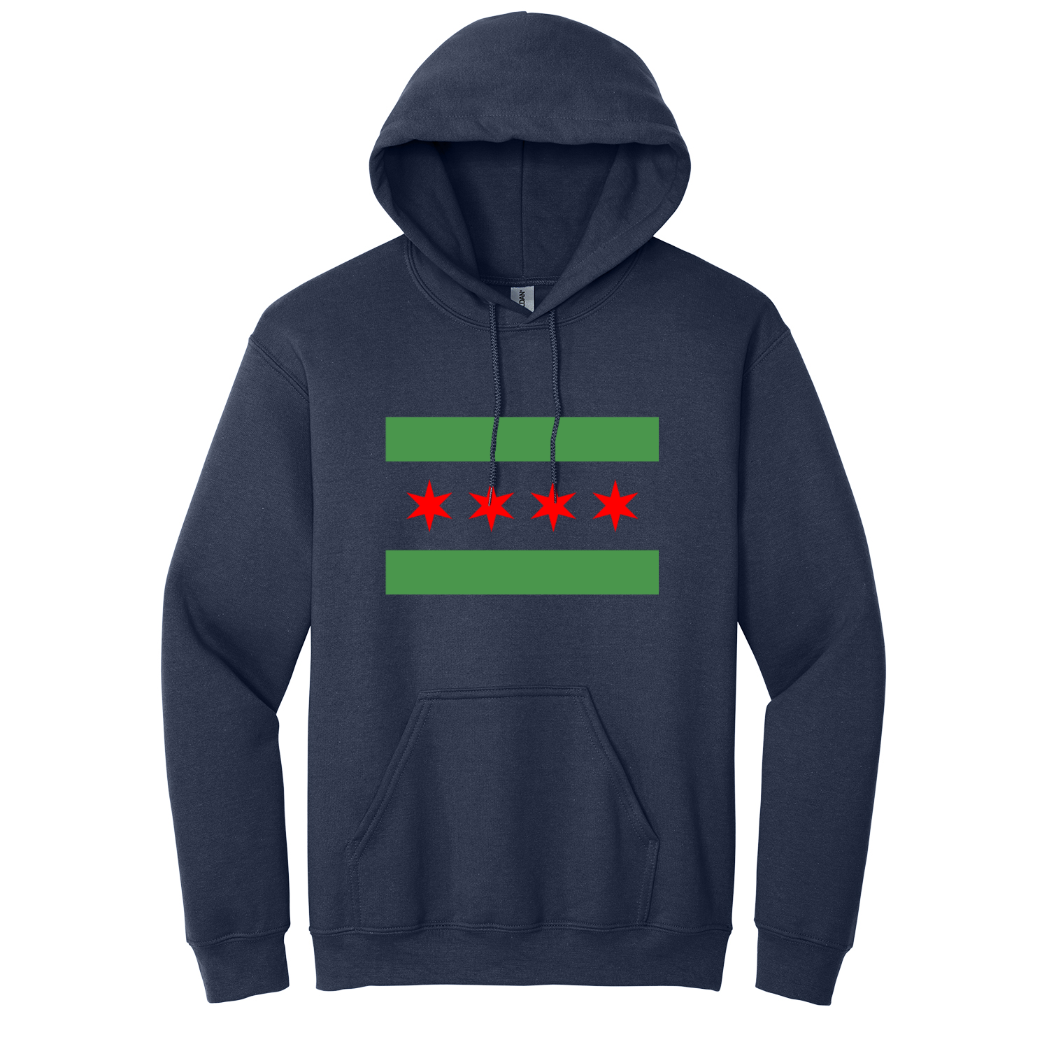 Chicago Flag Green River Hoodie