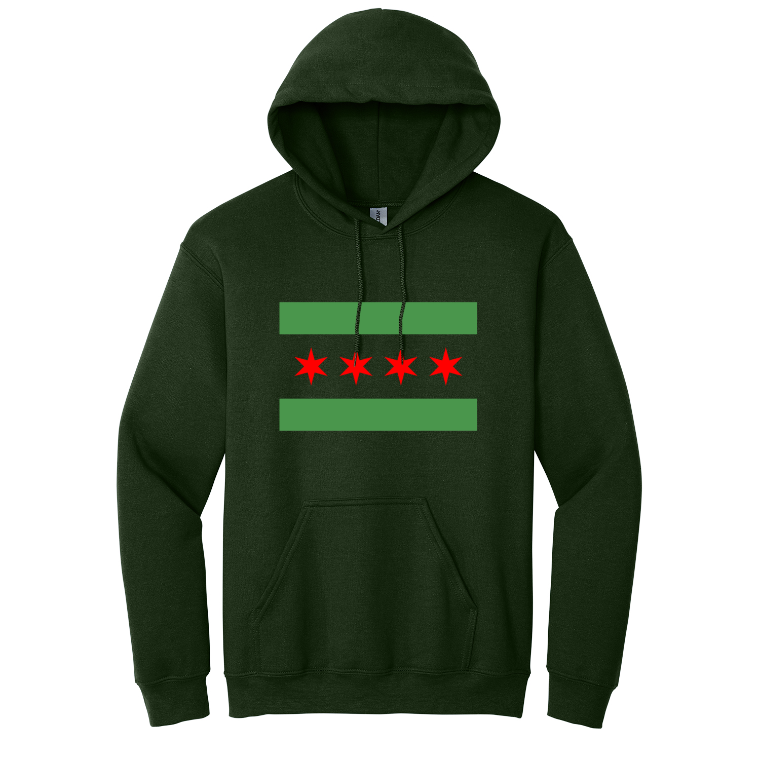 Chicago Flag Green River Hoodie