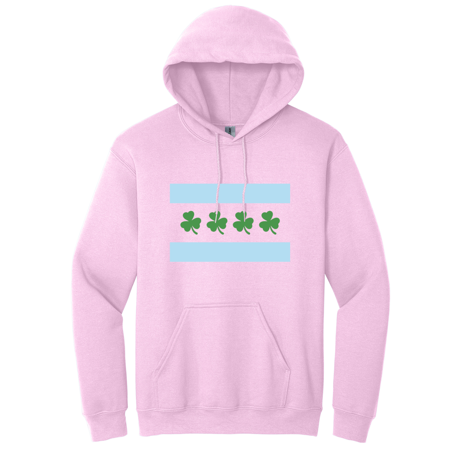 Chicago Flag Shamrock Hoodie