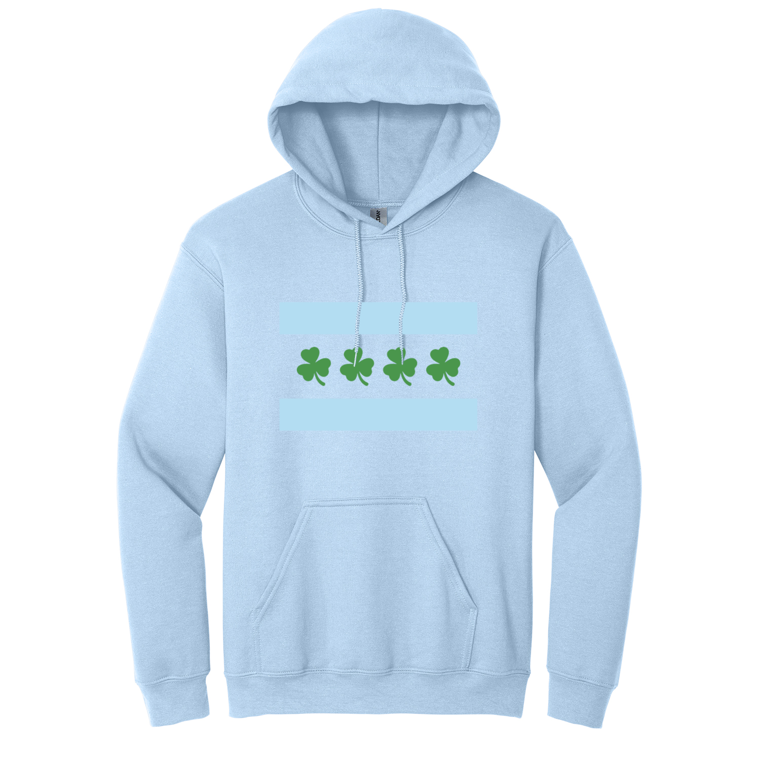 Chicago Flag Shamrock Hoodie
