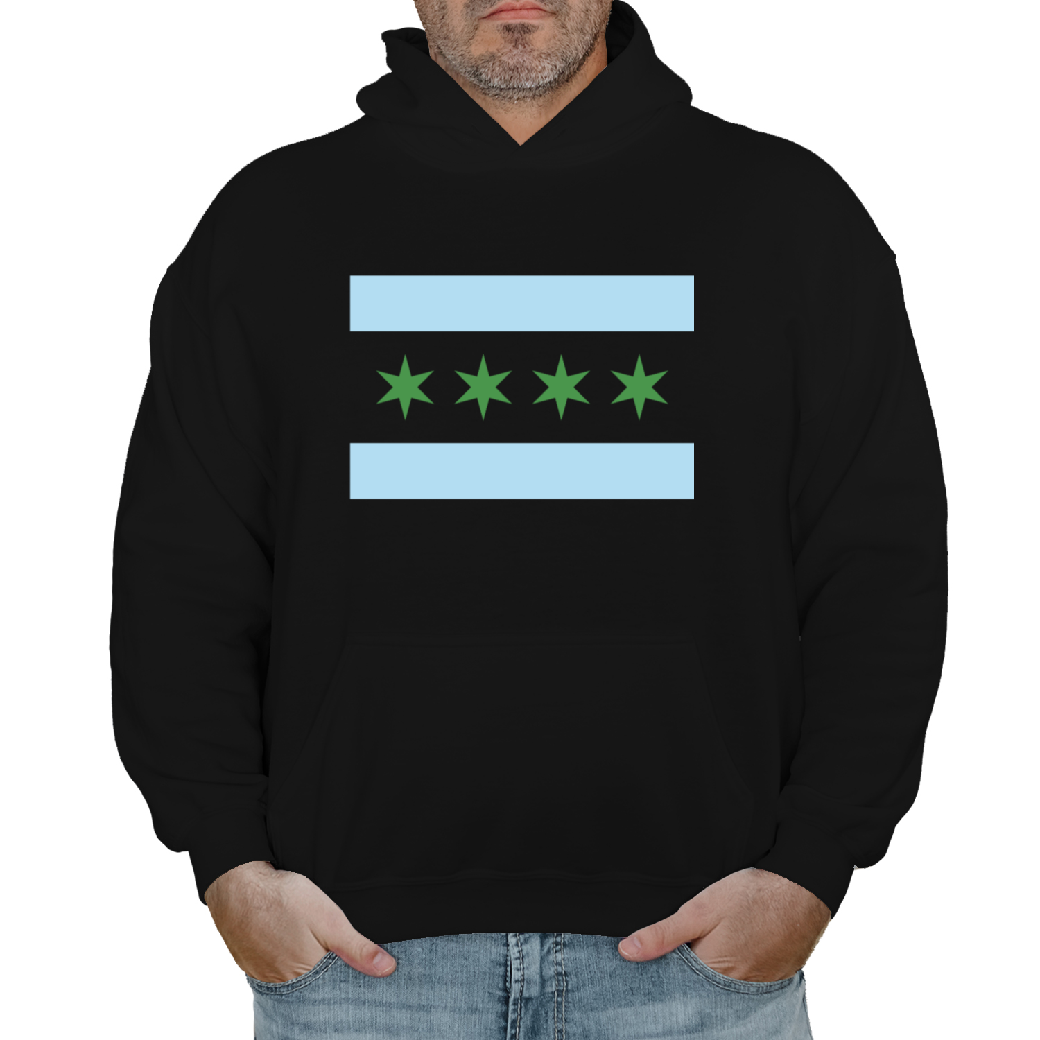 Chicago Flag St Patty’s Hoodie
