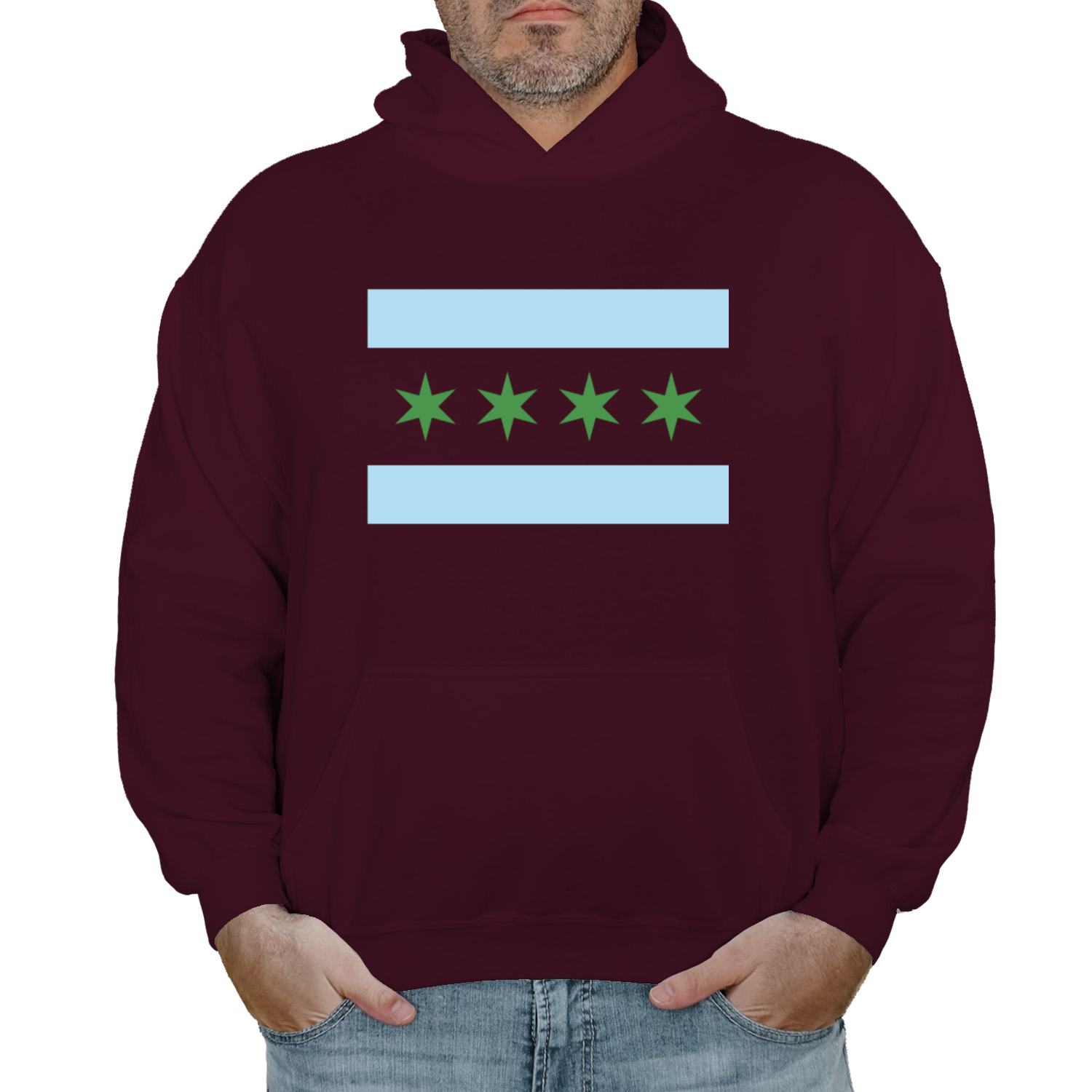 Chicago Flag St Patty’s Hoodie