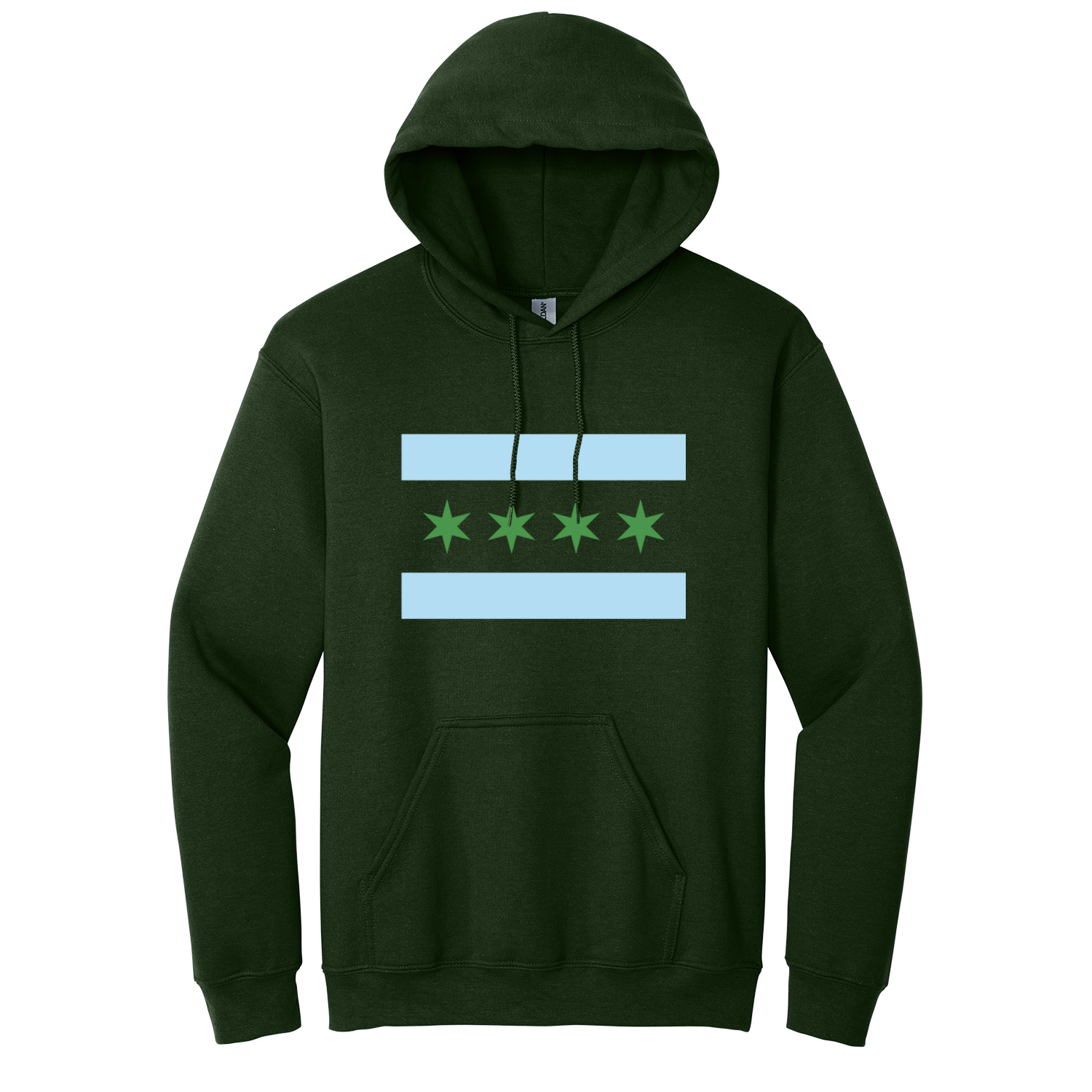 Chicago Flag St Patty’s Hoodie